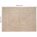 Covor Basketweave Natural și alb 200 x 290 cm Iută - WALTI WALTI