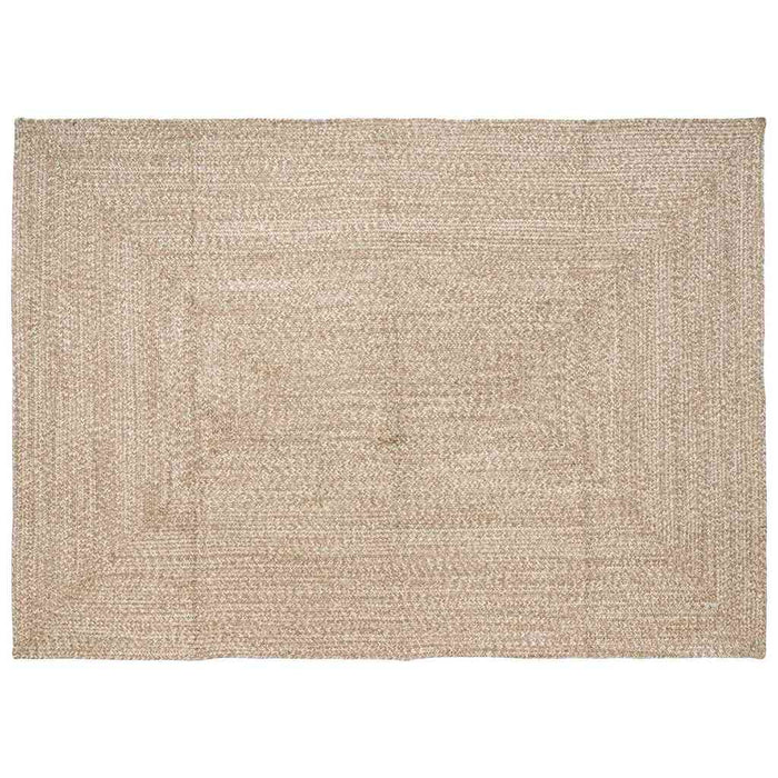 Covor Natural și alb 240 x 340 cm Iută - WALTI WALTI