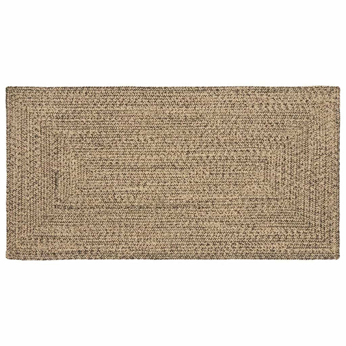 Covor Basketweave Natural și negru 80 x 150 cm Iută - WALTI WALTI