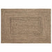 Covor Basketweave Natural și negru 120 x 170 cm Iută - WALTI WALTI