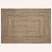 Covor Basketweave Natural și negru 240 x 340 cm Iută - WALTI WALTI