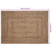 Covor Basketweave Natural și negru 240 x 340 cm Iută - WALTI WALTI