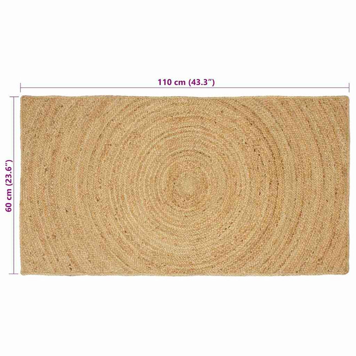 Covoare de zonă Dreptunghiular Maro 60 x 110 cm Iută - WALTI WALTI