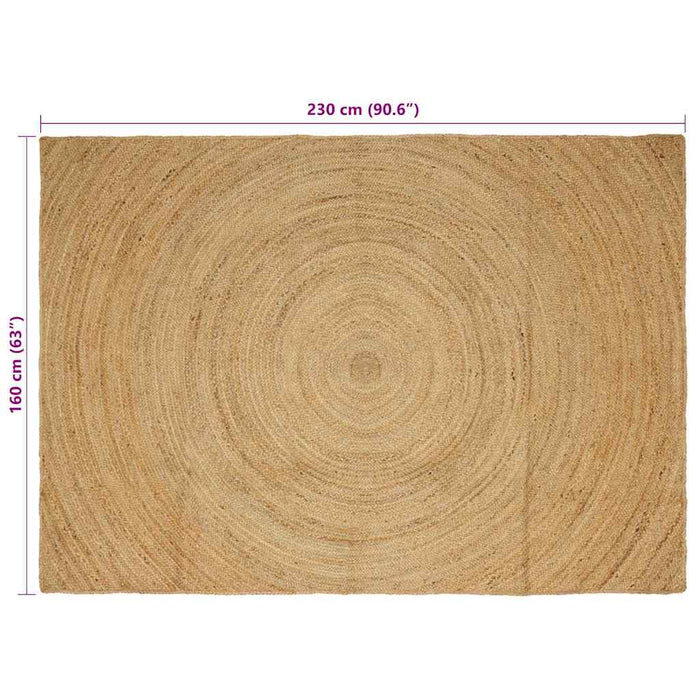 Covoare de zonă Dreptunghiular Maro 160 x 230 cm Iută - WALTI WALTI