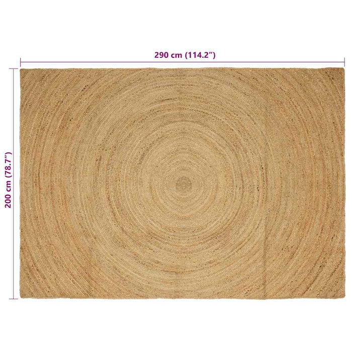 Covoare de zonă Dreptunghiular Maro 200 x 290 cm Iută - WALTI WALTI