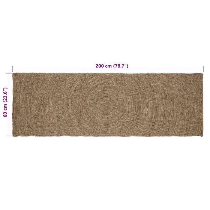 Covoare de zonă Dreptunghiular Gri 60 x 200 cm Iută - WALTI WALTI