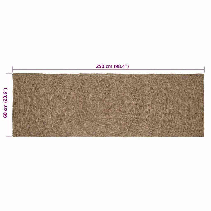 Covoare de zonă Dreptunghiular Gri 60 x 250 cm Iută - WALTI WALTI
