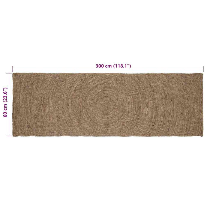 Covoare de zonă Dreptunghiular Gri 60 x 300 cm Iută - WALTI WALTI