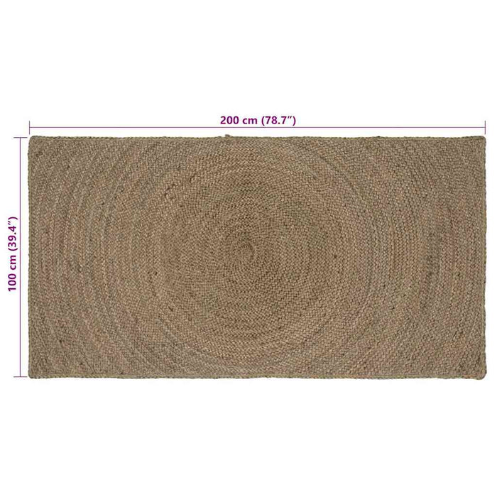 Covoare de zonă Dreptunghiular Gri 100 x 200 cm Iută - WALTI WALTI