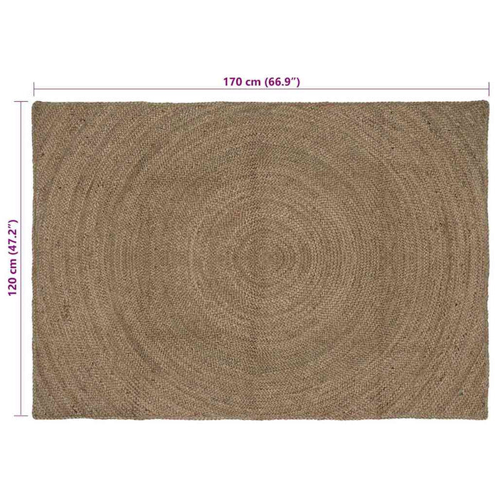 Covoare de zonă Dreptunghiular Gri 120 x 170 cm Iută - WALTI WALTI