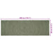 Covoare de zonă Verde măsliniu 80 x 300 cm Iută - WALTI WALTI