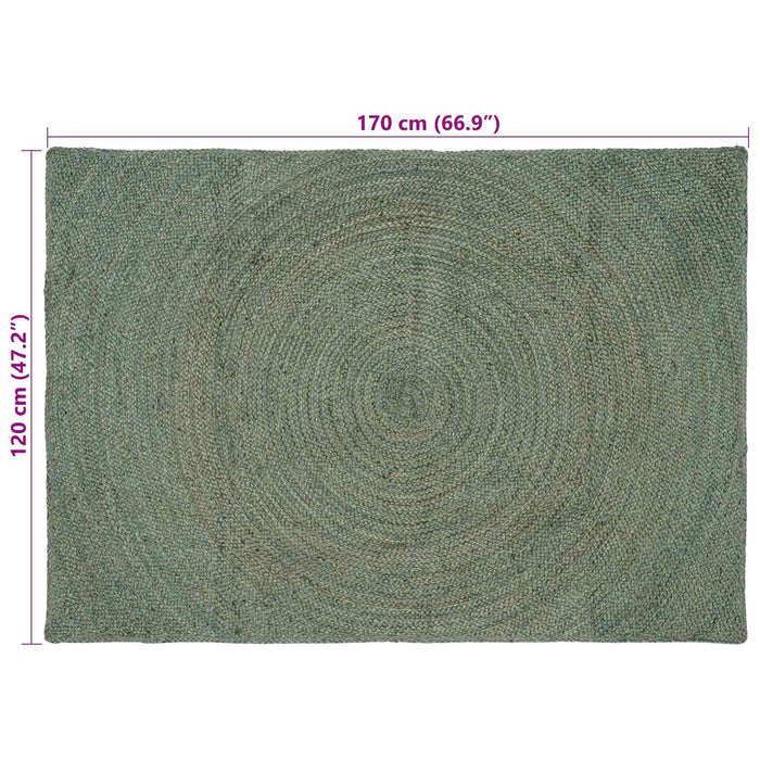 Covoare de zonă Verde măsliniu 120 x 170 cm Iută - WALTI WALTI