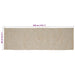 Covoare de zonă Dreptunghiular Natural și Alb 80 x 300 cm Iută - WALTI WALTI