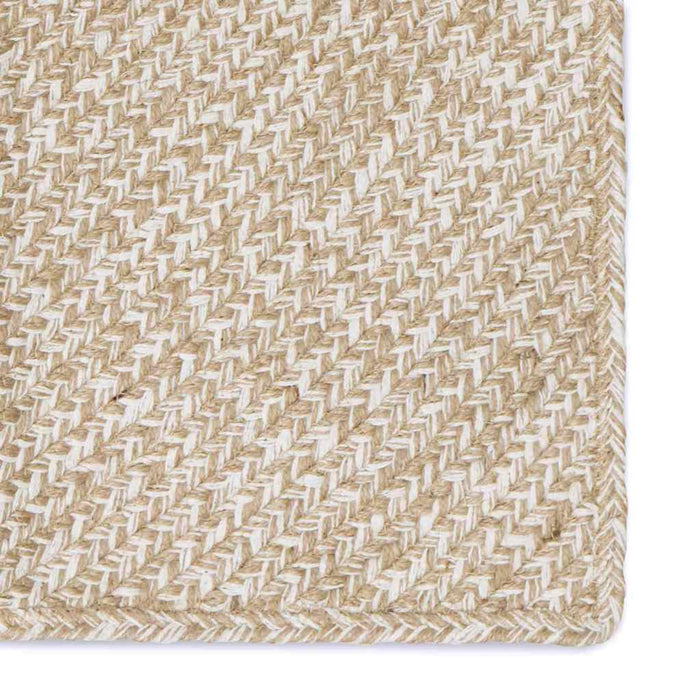 Covoare de zonă Dreptunghiular Natural și Alb 80 x 400 cm Iută - WALTI WALTI