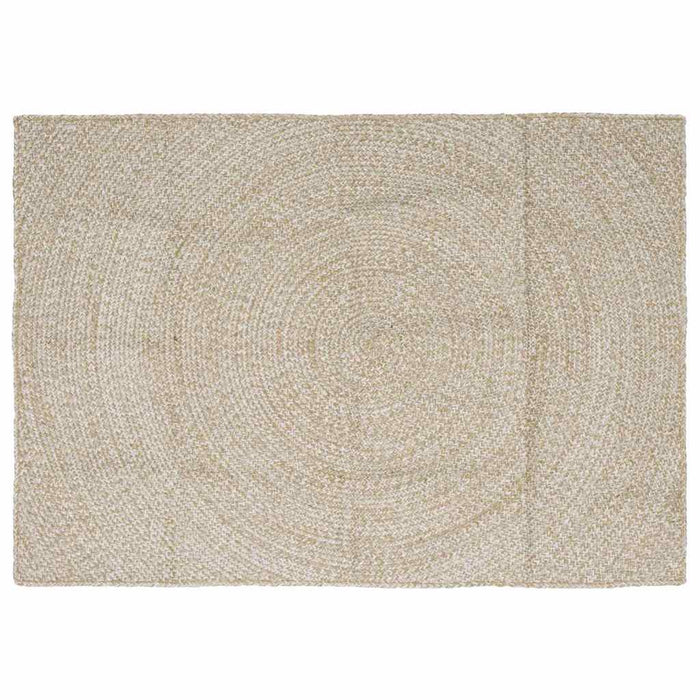 Covoare de zonă Dreptunghiular Natural și Alb 120 x 170 cm Iută - WALTI WALTI