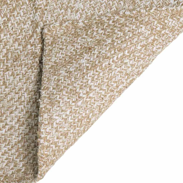 Covoare de zonă Dreptunghiular Natural și Alb 140 x 200 cm Iută - WALTI WALTI