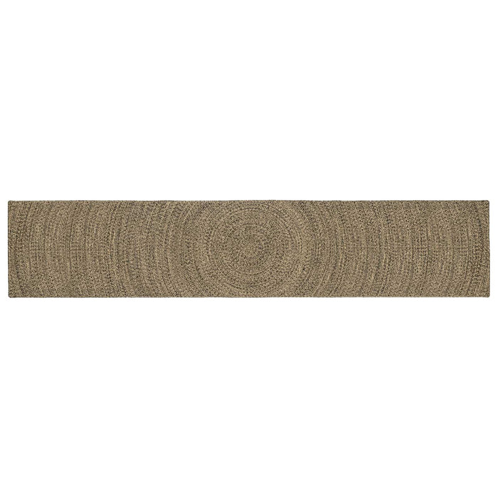 Covoare de zonă Natural și Negru 60 x 400 cm Iută WALTI