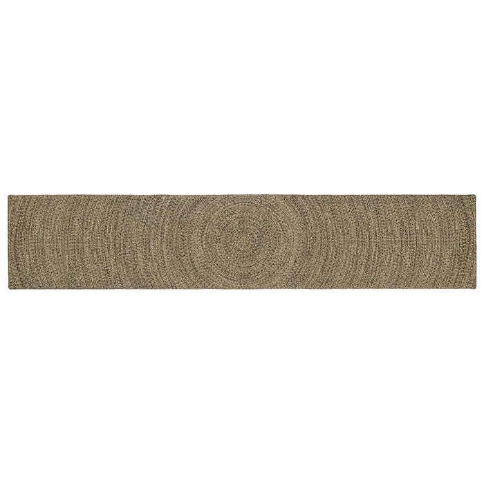 Covoare de zonă Natural și Negru 80 x 400 cm Iută WALTI