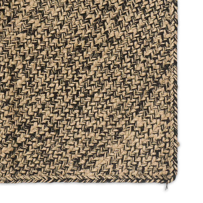 Covoare de zonă Natural și Negru 140 x 200 cm Iută WALTI