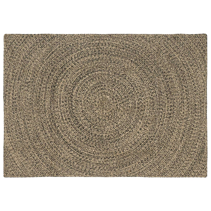 Covoare de zonă Natural și Negru 140 x 200 cm Iută WALTI