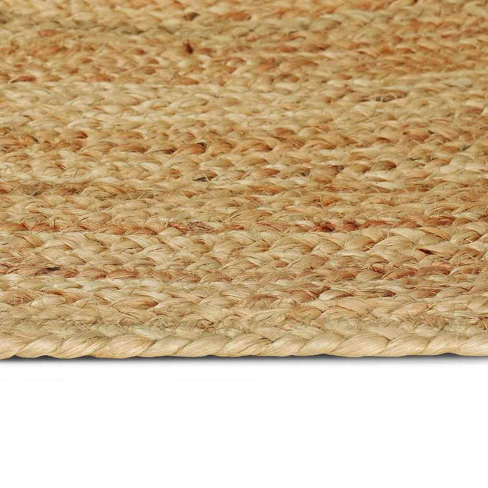 Covor Natural și Negru 300 x 300 cm Iută - WALTI WALTI
