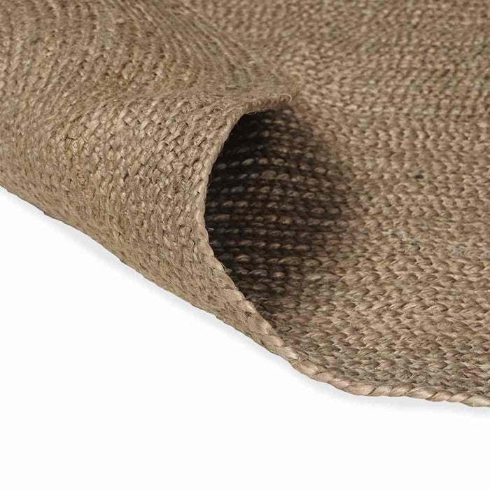 Covor Natural și Negru 300 x 300 cm Iută - WALTI WALTI