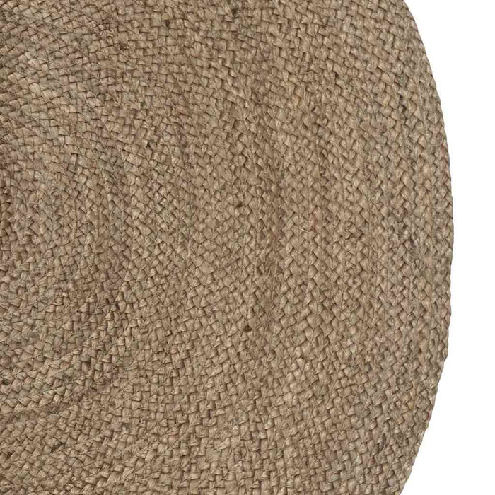 Covor Natural și Negru 300 x 300 cm Iută - WALTI WALTI