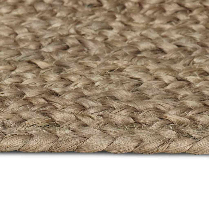 Covor Natural și Negru 300 x 300 cm Iută - WALTI WALTI