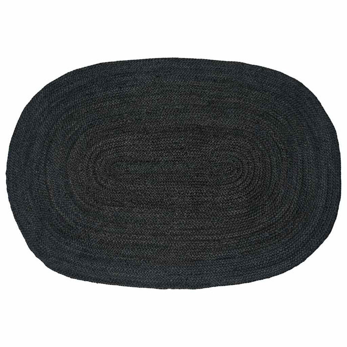 Covor Natural și Negru 300 x 300 cm Iută - WALTI WALTI