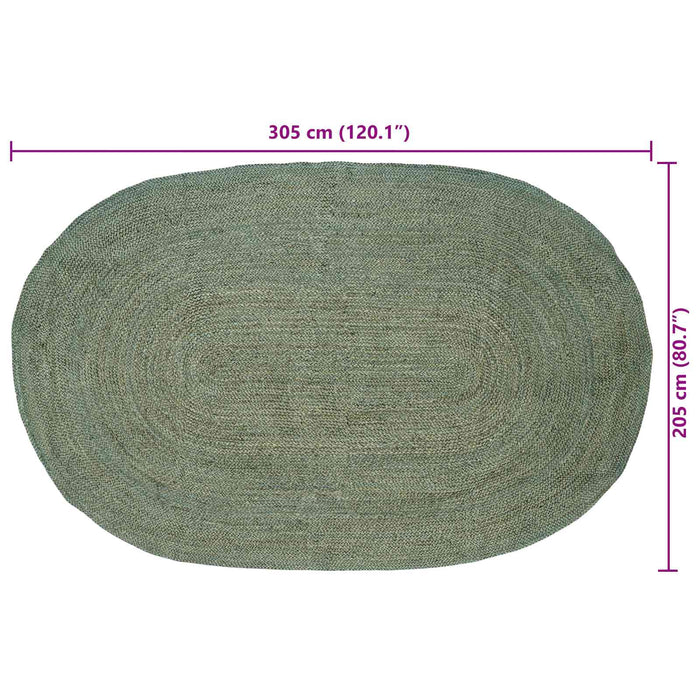 Covoare de zonă Verde măsliniu 205 x 305 cm Iută - WALTI WALTI