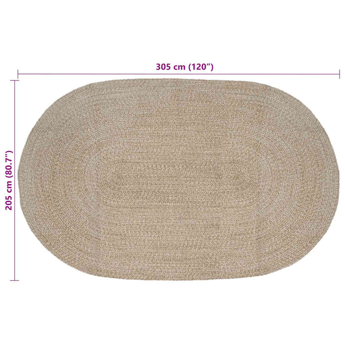 Covoare de zonă Alb 205 x 305 cm Iută - WALTI WALTI