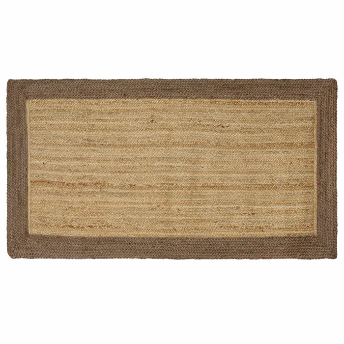 Covoare de zonă Dreptunghiular Natural și Gri 80 x 150 cm Iută - WALTI WALTI