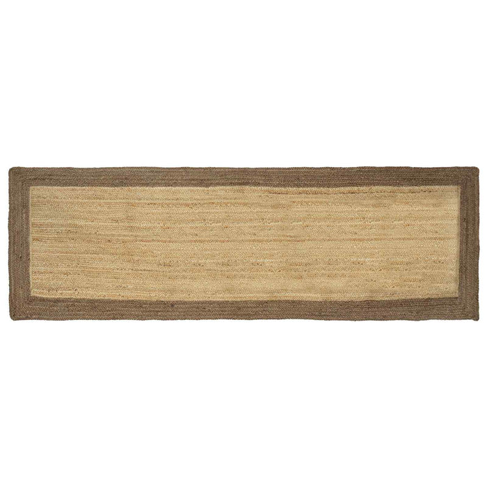 Covoare de zonă Dreptunghiular Natural și Gri 80 x 300 cm Iută - WALTI WALTI
