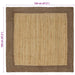 Covoare de zonă Dreptunghiular Natural și Gri 120 x 120 cm Iută - WALTI WALTI