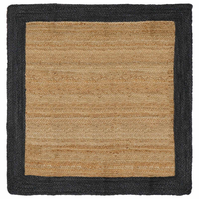 Covoare de zonă Gri Natural și Închis 120 x 120 cm Iută - WALTI WALTI