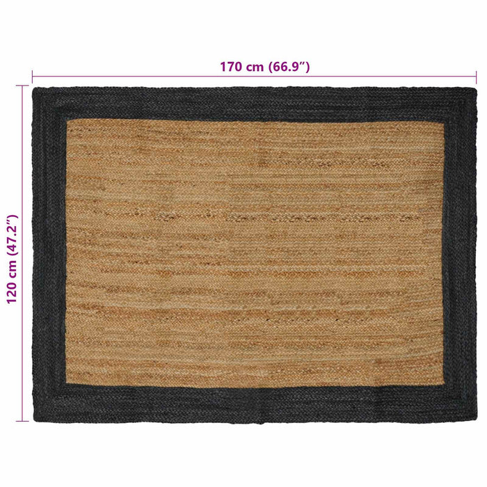 Covoare de zonă Gri Natural și Închis 120 x 170 cm Iută - WALTI WALTI