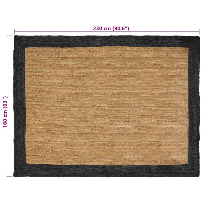 Covoare de zonă Gri Natural și Închis 160 x 230 cm Iută - WALTI WALTI