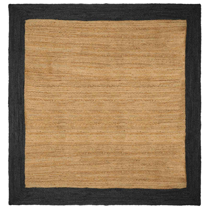 Covoare de zonă Gri Natural și Închis 200 x 200 cm Iută - WALTI WALTI