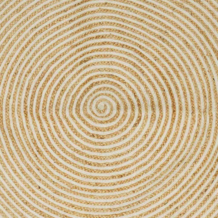 Covor Natural și Alb 60 x 300 cm Iută - WALTI WALTI