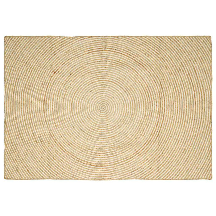 Covor Natural și Alb 200 x 290 cm Iută - WALTI WALTI
