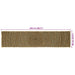 Covor Natural și Negru 60 x 250 cm Iută - WALTI WALTI