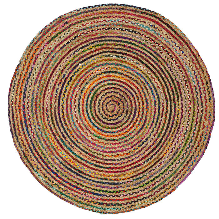 Covor de zonă Multicolour Ø 210 cm Iută - WALTI WALTI