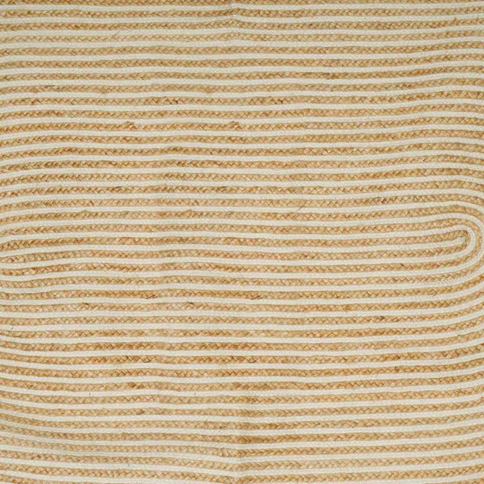 Covor Natural și Alb 100 x 152 cm Iută - WALTI WALTI