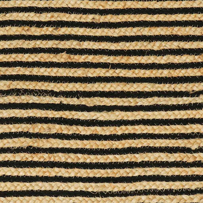 Covor Natural și Negru 152 x 245 cm Iută - WALTI WALTI