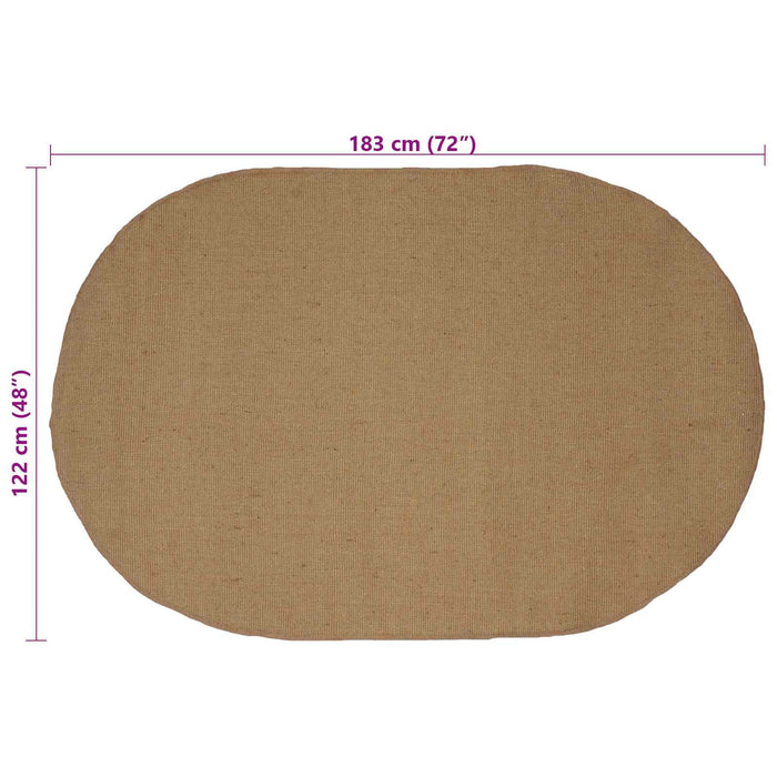 Covoare de zonă Dreptunghiular natural 122 x 183 cm Iută - WALTI WALTI