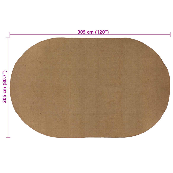 Covoare de zonă Dreptunghiular natural 205 x 305 cm Iută - WALTI WALTI