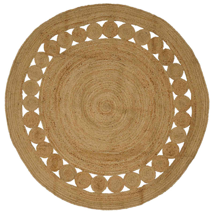 Covor natural Ø 210 cm Iută - WALTI WALTI