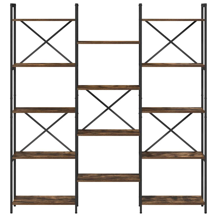 Raft pentru cărți Stejar Sonoma 156 x 25 x 167 cm Lemn compozit - WALTI WALTI