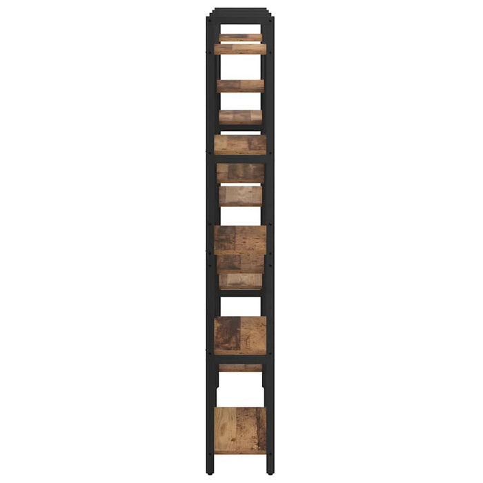 Raft pentru cărți Lemn vechi 156 x 25 x 167 cm Lemn compozit - WALTI WALTI