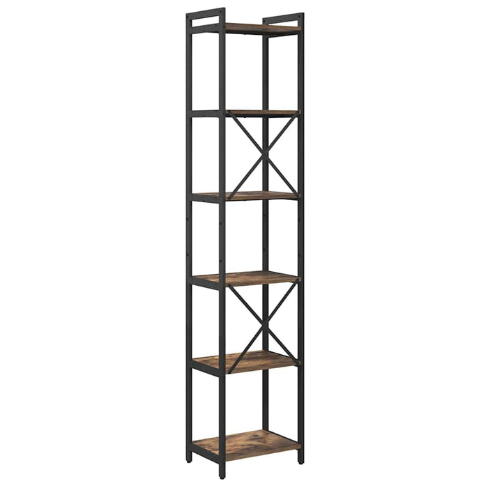 Raft pentru cărți Stejar fumuriu 40 x 30 x 189,5 cm WALTI